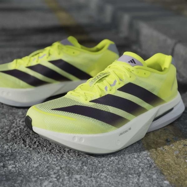 アディゼロボストン13 イエロー／ブラック　27cm adidas（アディダス） メンズ アディゼロ ボストン 13 ADIZERO BOSTON