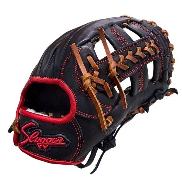 美品　湯もみ型付け済み　AR5 久保田スラッガー 軟式用 ブラック 久保田スラッガー（KUBOTA SLUGGER） 湯もみ加工済み/即使用可能 内