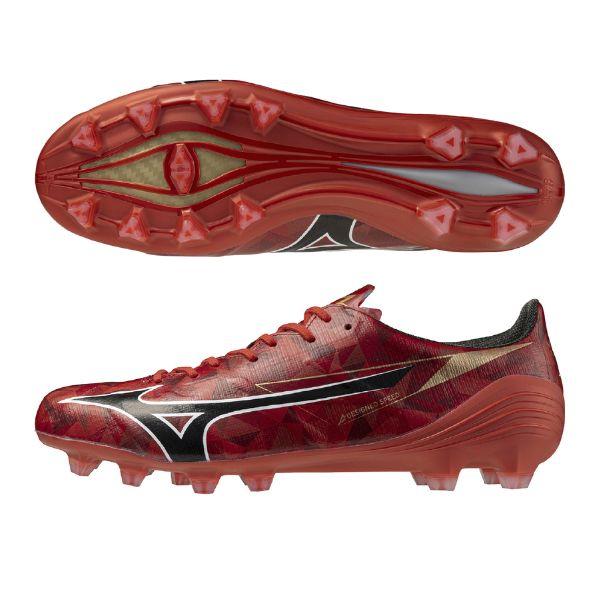 ミズノ ミズノアルファ2 エリート/MIZUNO α II ELITE P1GA256260 サッカースパイク 60：ルビーレッド×ブラック
