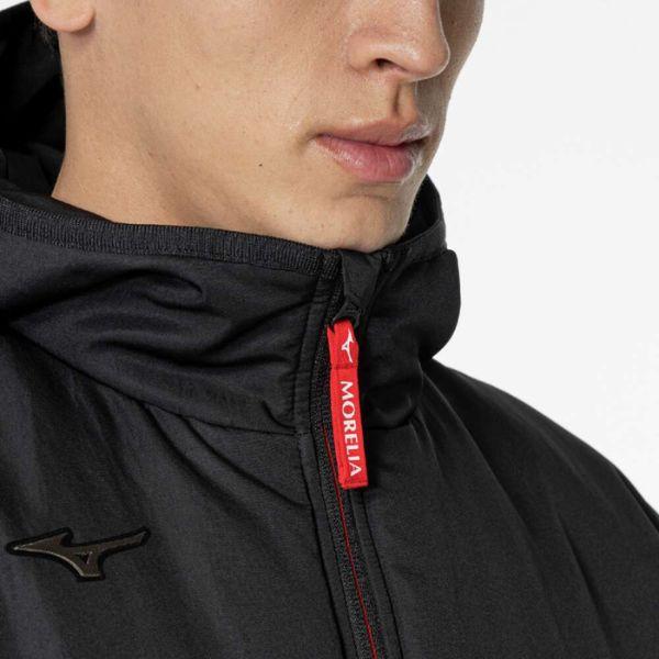 MIZUNO - 【未使用】ミズノ MORELIA モレリア  パデッドウォーマージャケット 2XL ブラック P2MEA50109 ユニセックス MIZUNO 中綿 撥水 MIZUNO ミズノ MORELIA パデッドウォーマージャケット(ブラック