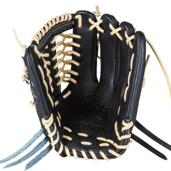 【湯もみ加工無料】ウィルソン　硬式野球グローブ　WILSON STAFF DUAL 外野手用　D8型　WBW103674　硬式グラブ　Wブラック | Wilson Staff | 02