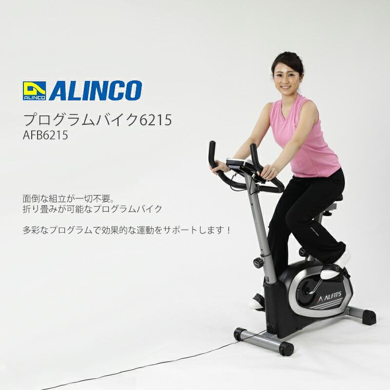 外箱汚れ特価 アルインコ プログラムバイク6215 AFB6215 折畳み式