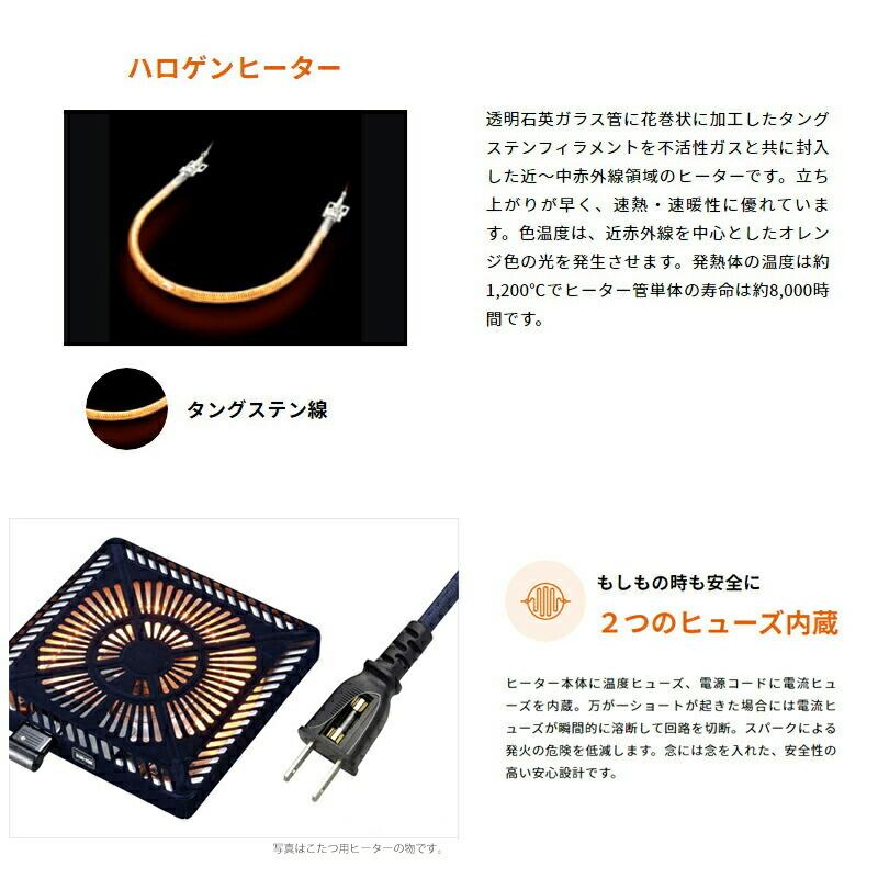 メトロ電気工業 木枠フットヒーター MFH-321ET(DA) 足元ヒーター お