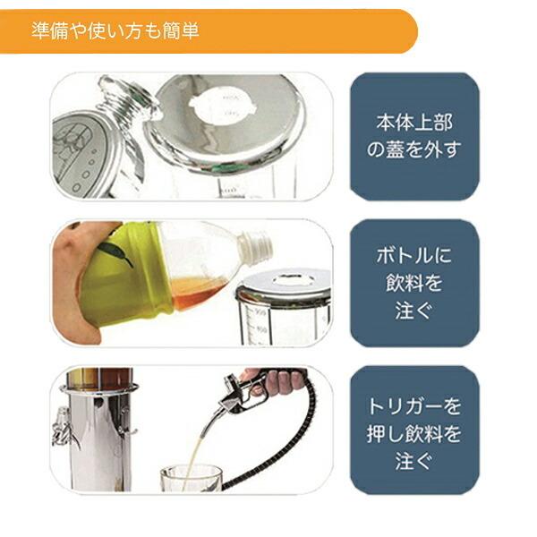 ガソリンスタンド型ドリンクサーバー 1L ビールサーバー 家庭用