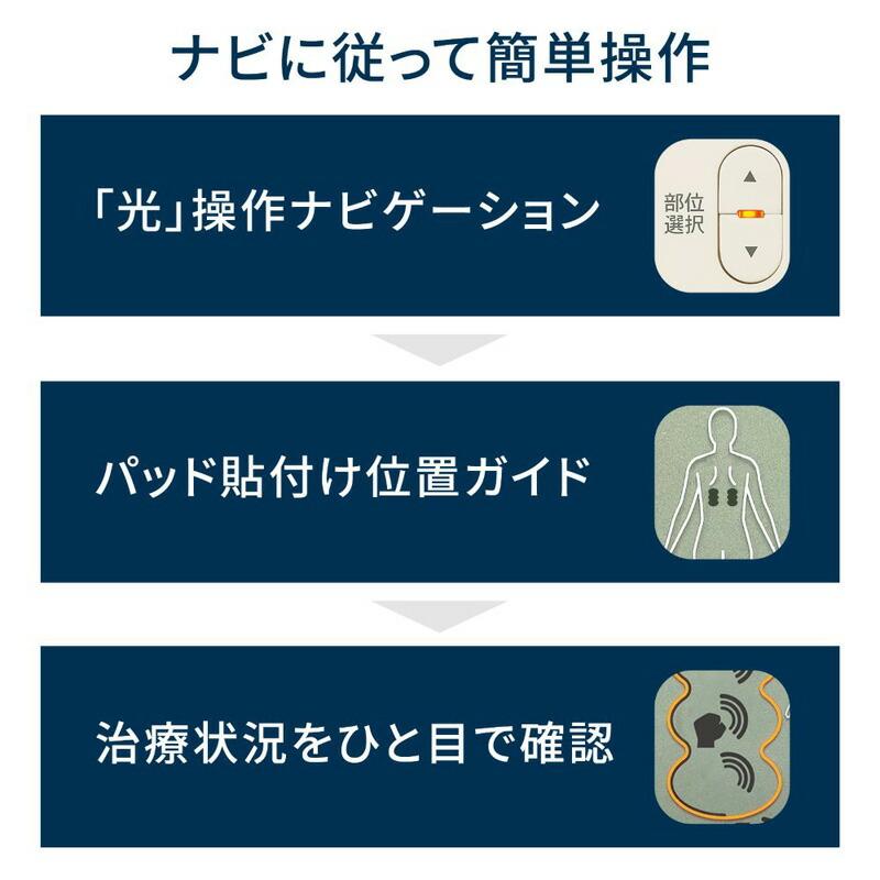 オムロン HV-F1200-J 低周波治療器  3Dエレパルス プロ OMRON 電気治療器 マッサージ器 電気治療機 低周波治療機 全身治療 ひざ痛 膝 腰 肩 足 脚の画像
