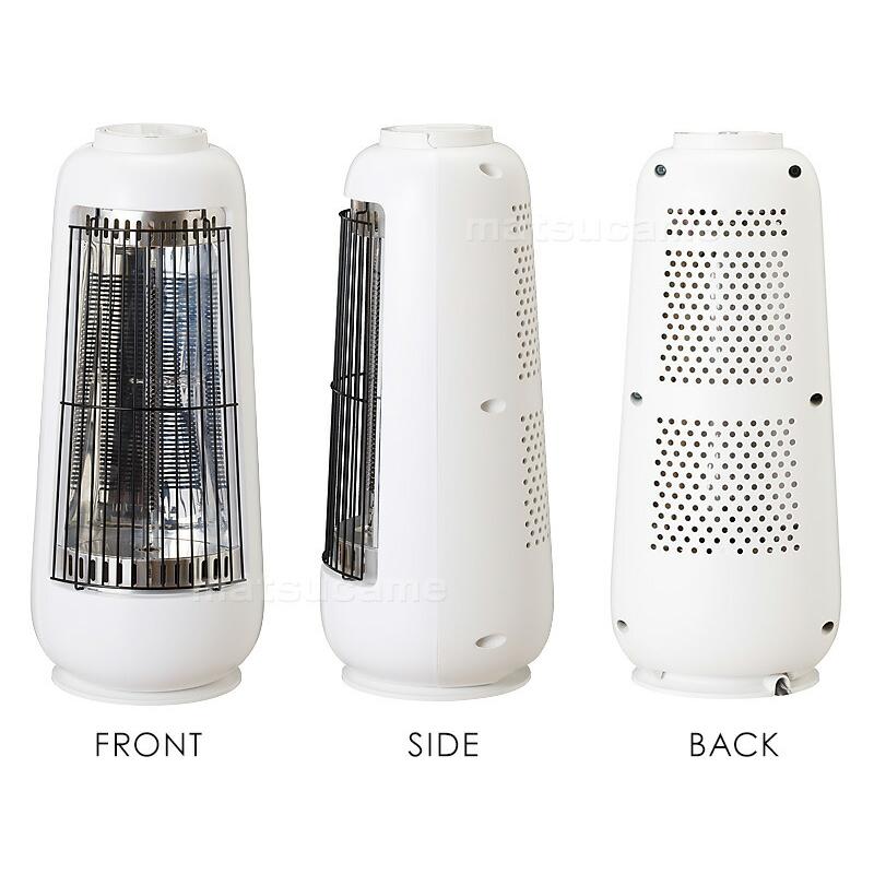 Brissa ミニカーボンヒーター BDTM300WH ヒーター 首振り 省エネ