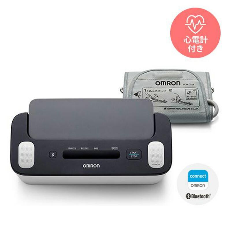 ラッピング無料オムロン 心電計付き 上腕式血圧計 HCR-7800T OMRON オムロン心電図計 オムロン血圧計 HCR7800T 管理医療機器 家庭用 心電図血圧計の画像