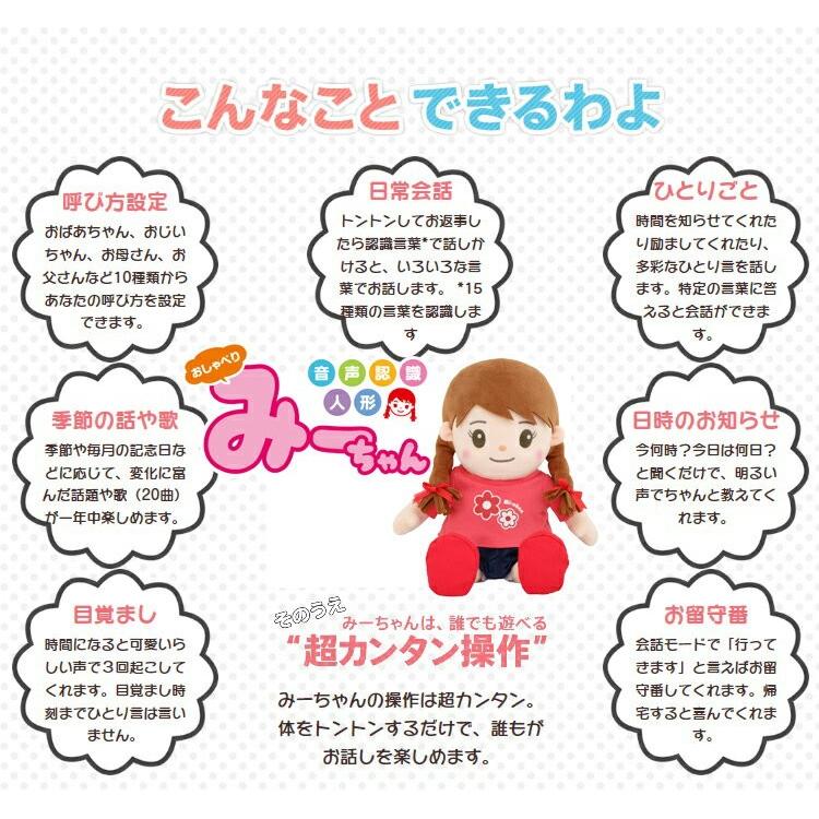 電池4本付 みーちゃん 人形 簡単説明ポスター付 おしゃべりみー 電池4本付 みーちゃん 人形 簡単説明ポスター付 おしゃべりみー