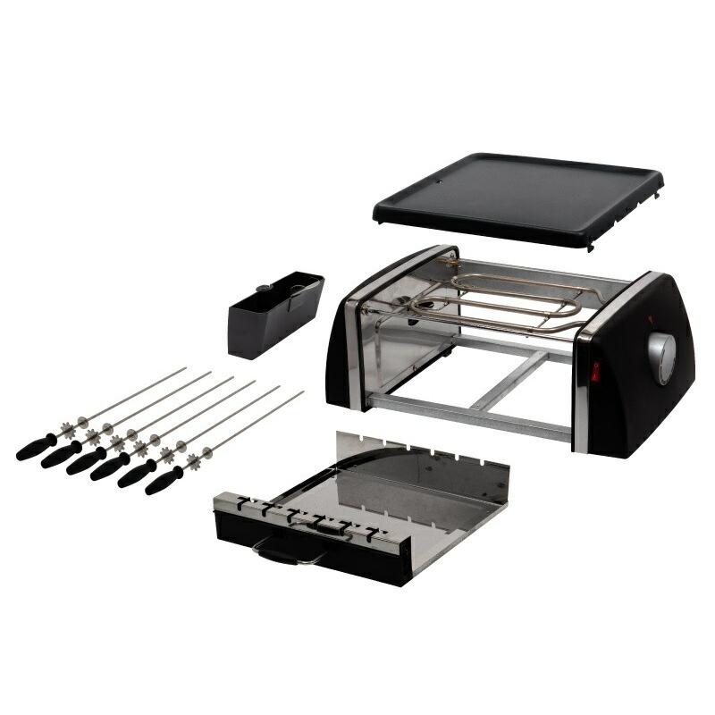 自動回転グリル＆ホットプレート SC-T666 焼き鳥と焼肉が同時に