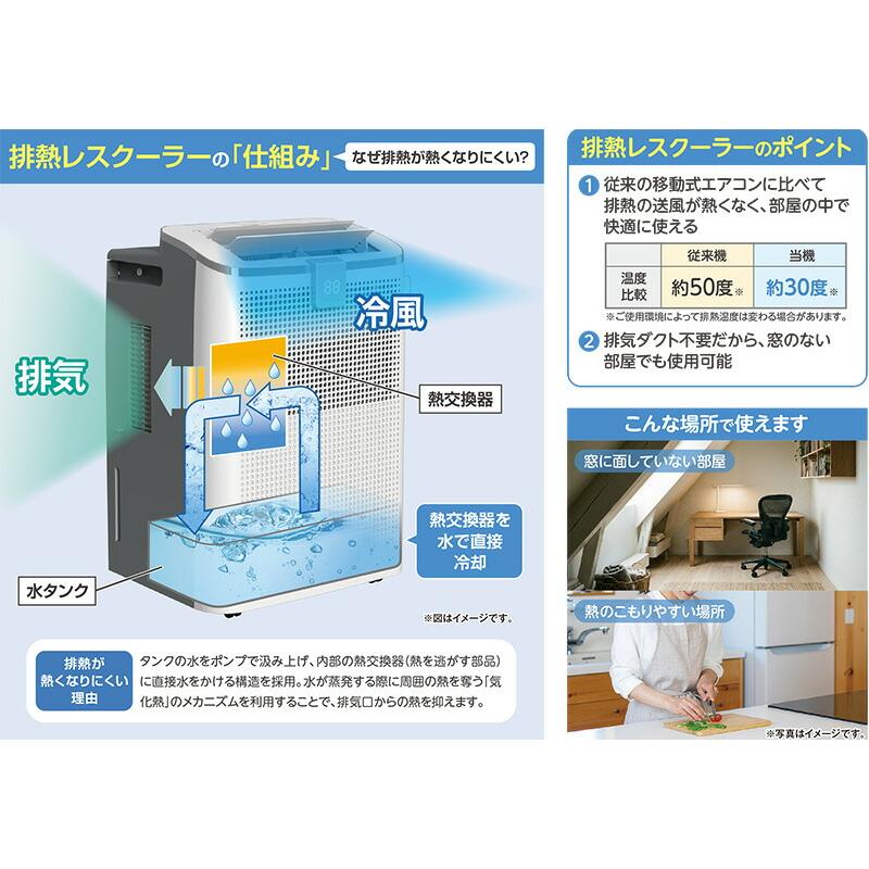 排熱レス スポットクーラー SKJ-KY10AHL エスケイジャパン 排熱レス