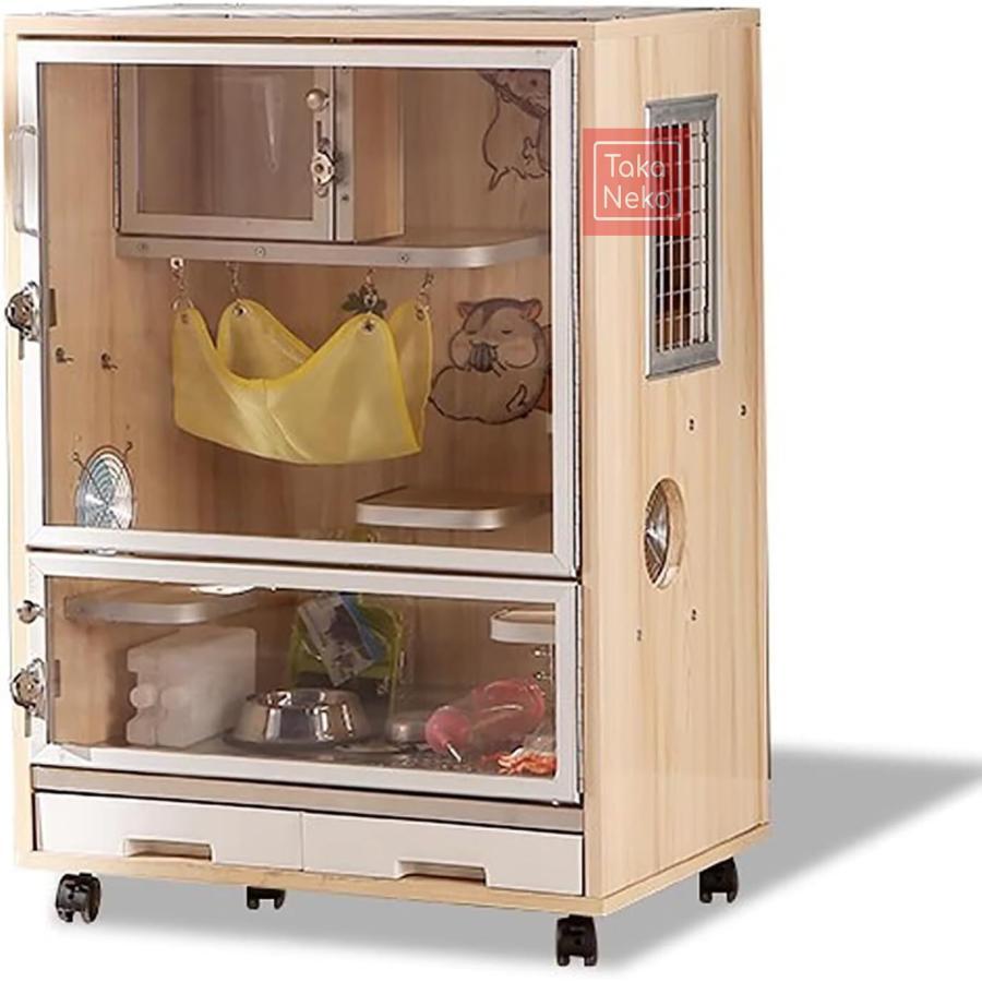 チンチラ ケージ チンチラハウス付き