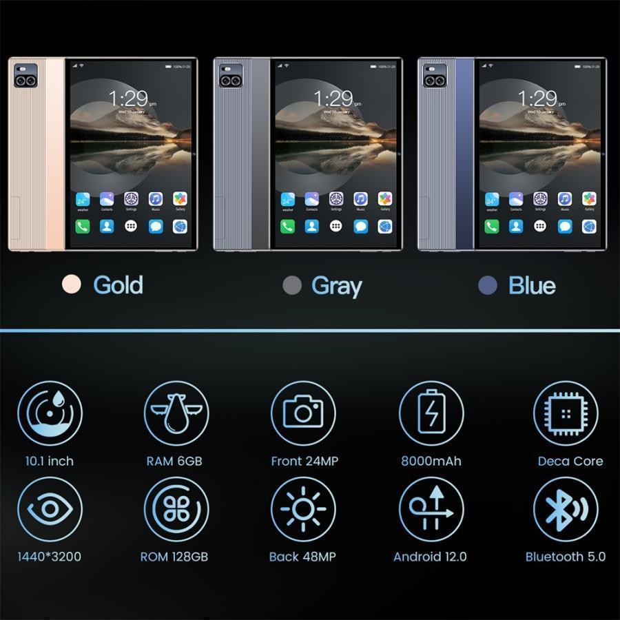タブレット PC本体 5G対応 Android 13 8GB/4GBRAM 128GB/64GBROM wi-fiモデル 10コア GMS認証 アンドロイド｜matsuda-yonyon-store｜03