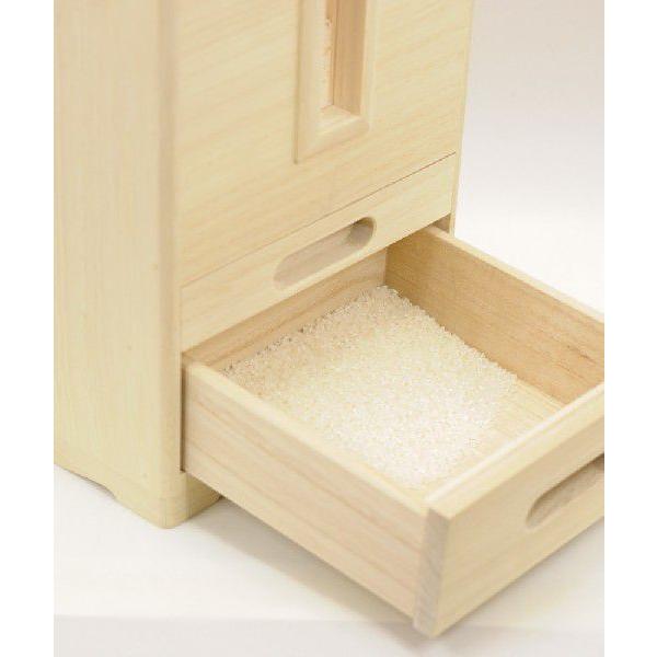 松田桐箱 桐の米びつ（こめびつ） 天然素材使用最高級品 5kg : 松田桐