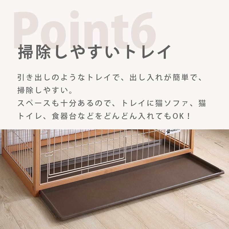 【人気作】猫 ケージ キャットケージ 2段 木製フレーム ハンモック付 広々 大型 猫ゲージ 高級感 おしゃれ キャットハ 