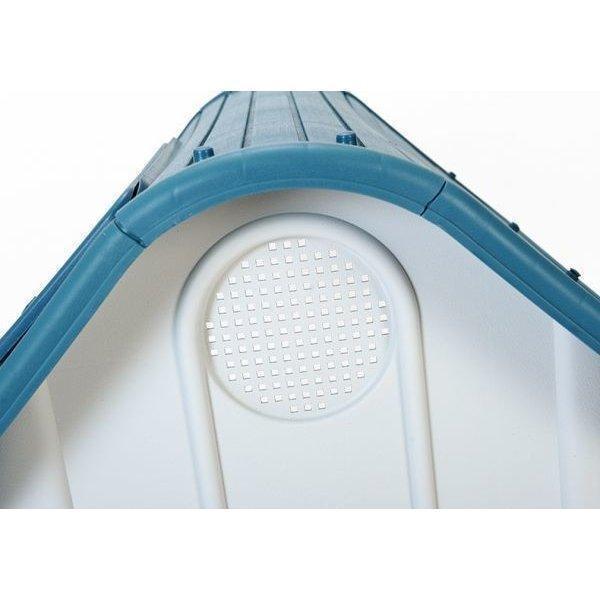 大型犬 ドッグ 犬舎 犬小屋 ハウス おうち 屋外 野外 庭用 プラス ティック製 プラスチック 防水 通気性 ドア無し 