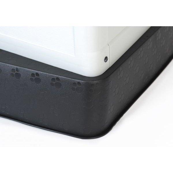 大型犬 ドッグ 犬舎 犬小屋 ハウス おうち 屋外 野外 庭用 プラス ティック製 プラスチック 防水 通気性 ドア無し 