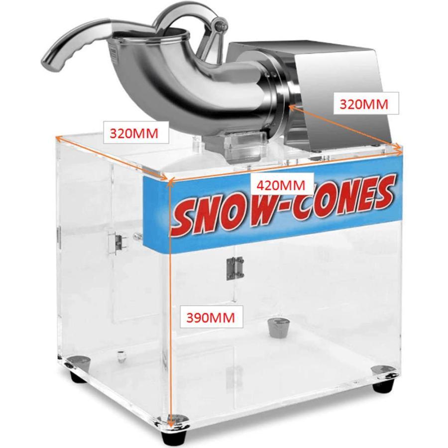 【売り切りお値下げ】 商用電気アイスクラッシャー、200W卓上電気スノーコーンメーカー、スノーコーンを作るためのダブルナイフアイスシェーバークラッシャー、スラッシュ、カクテル、 【F1315754678】(46993円)
