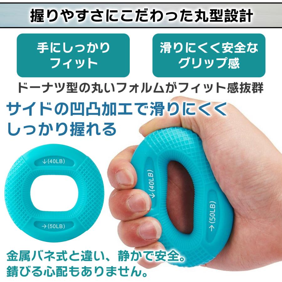 ハンドグリップ 握力 トレーニング 筋トレ リハビリ 指の強化 鍛える