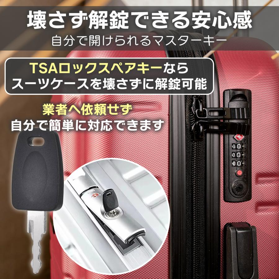 スーツケース マスターキー TSA002 TSA007 合鍵 解錠 旅行 トラベル