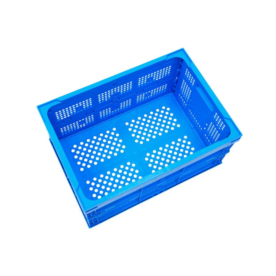 松本産業 折りたたみコンテナ 網目 40L ブルー ( 40A ) カードホルダー