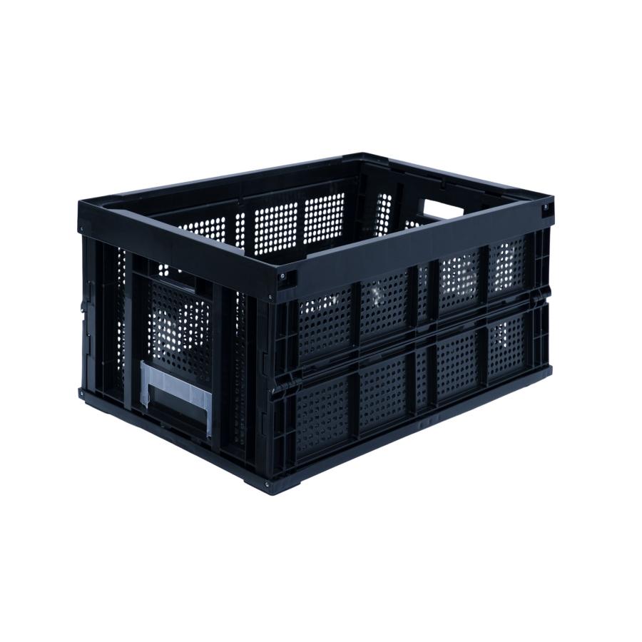 松本産業 折りたたみコンテナ 網目 75L ブラック ( 75ABL ) カード