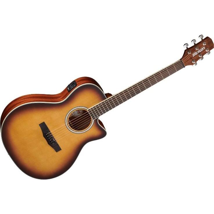 卸売 Morris モーリス エレアコ R-011 TS タバコサンバースト 【新品在庫あり】 アコースティックギター、クラシックギター