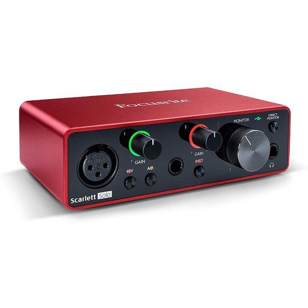 Focusrite Scarlett Solo Studio 3rd Gen フォーカスライト オーディオ 