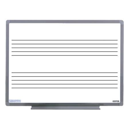 音楽教室の必需品！ 五線ボード サイズ60×45cm 壁掛けタイプ（五線ホワイトボード）EL-4W｜matsukawa-sekaidou