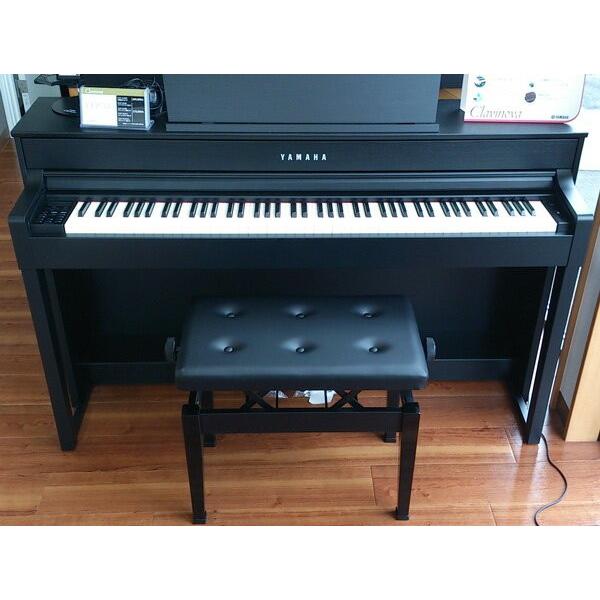 日本製 ピアノ椅子 A-60 黒塗 アルプス社製 ピアノイス ※沖縄県・東北