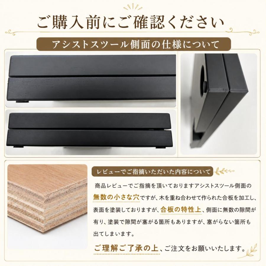 アシストペダル 吉澤 2点セット ブラック 23-ASP アシストスツール 23