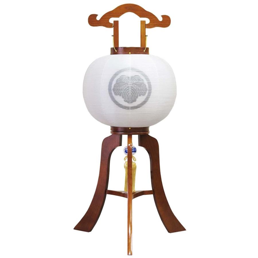 大内行灯　お盆　2基セット　特製絹張三笠11号/ 二重桂樹特九号 家紋入り 盆提灯 絹張り 11号 12号 13号 ケヤキ調 二重 大内行灯 初盆