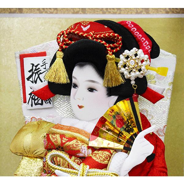 羽子板　振袖　ガラスケース１３号・サイズ間口約２９×奥行約１９×高さ約５５㎝ 羽子板 振袖 ガラスケース13号 サイズ間口約29奥行約19高さ約