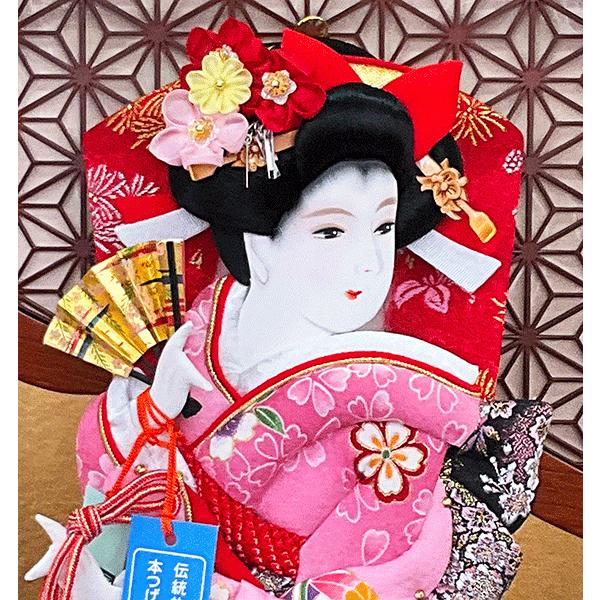 壁掛羽子板 東玉 10号 本つげかんざし 振袖