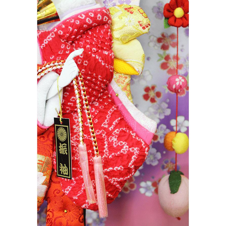 宝童作 羽子板 お祝い おしゃれ 初正月 コンパクト 13号 新華陽 羽子板ケース 彫刻名前札付き｜matsukawa｜07