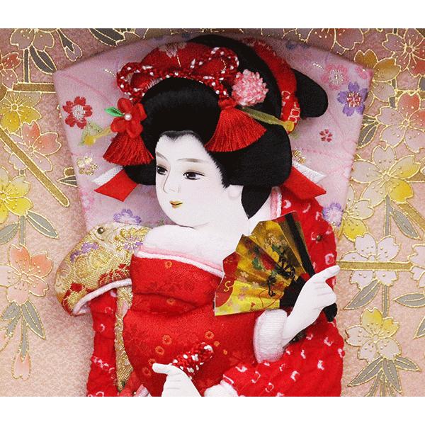 宝童作 羽子板 お祝い コンパクト ミニ おしゃれ 額羽子板 9号 幸彩