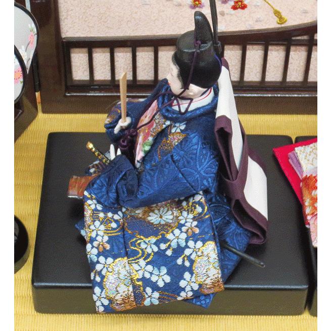 【正規品】 雛人形 収納 三段飾り コンパクト 美乃里 引出収納三段飾り 五人飾り おしゃれ ひな人形 【1586756046】(56672円)