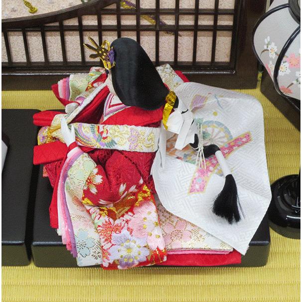 【正規品】 雛人形 収納 三段飾り コンパクト 美乃里 引出収納三段飾り 五人飾り おしゃれ ひな人形 【1586756046】(56672円)