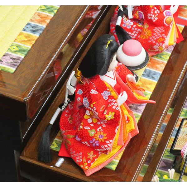 【正規品】 雛人形 収納 三段飾り コンパクト 美乃里 引出収納三段飾り 五人飾り おしゃれ ひな人形 【1586756046】(56672円)