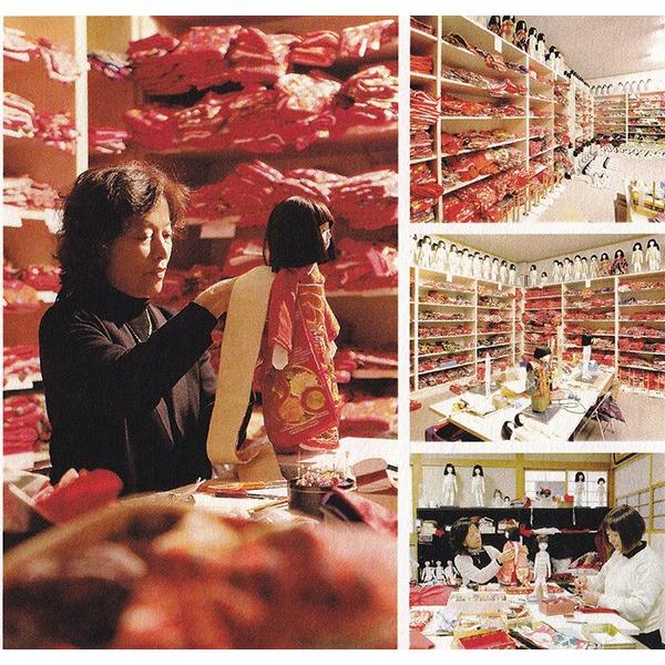 工房　久楽朋作　１０号　本着せ　市松人形　黒縮緬 ゲーム、おもちゃ 季節玩具 雛人形