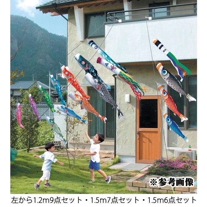 徳永鯉 鯉のぼり 徳永こいのぼり 豪 庭園用 にわデコ セット 1.2 徳永鯉 鯉のぼり 徳永こいのぼり 豪 庭園用 にわデコ セット 1.2