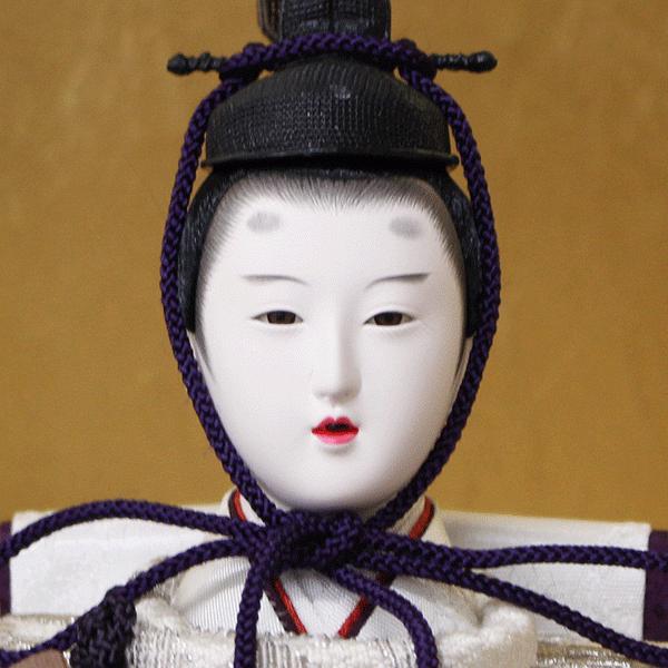 雛人形 平安道翠作親王 正絹袋帯輪奈唐織 雛人形 平安道翠作