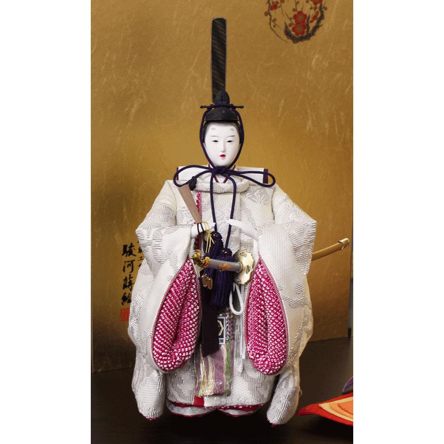 【初期/レア】 雛人形 立雛 平安道翠作 正絹輪奈唐織 親王飾り 本束帯雛 コンパクト ひな人形 【CEG2744173991】(98010円)