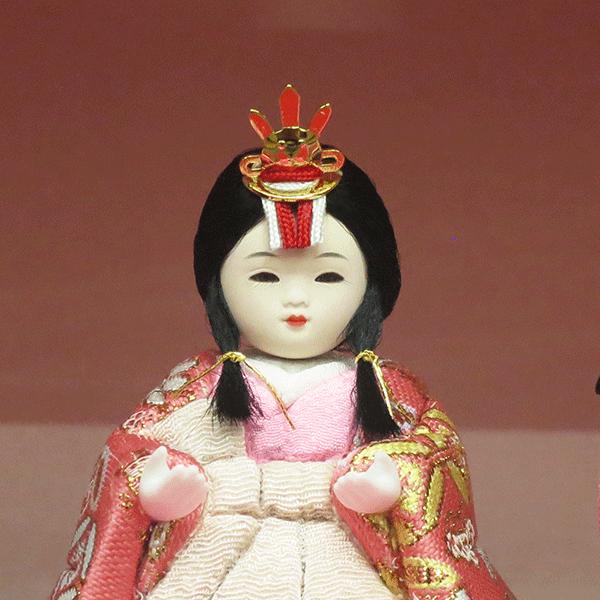 雛人形 おしゃれ コンパクト 木目込み人形 もも雛 こまち 桜型 パールピンク 可愛い ひな人形 Mar 人形の松川 通販 Yahoo ショッピング