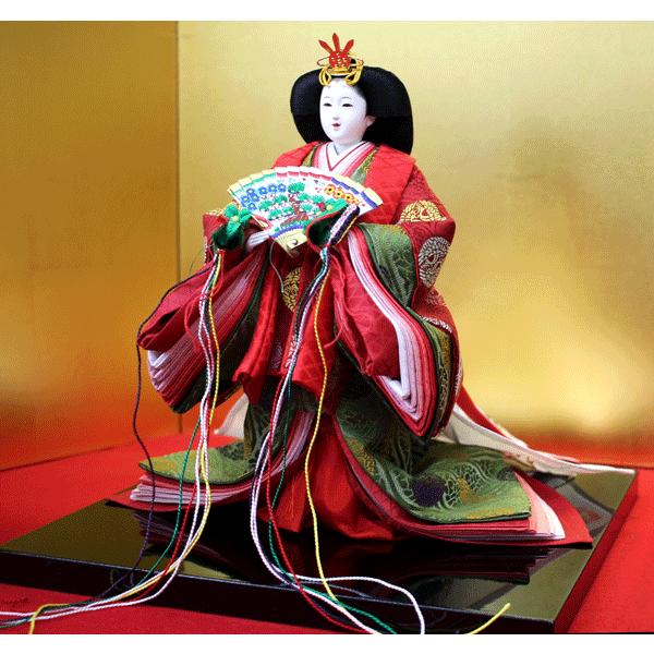 京雛 平安寿峰作 雛人形 京十番 立雛 親王飾り :T-J15:人形の松川 