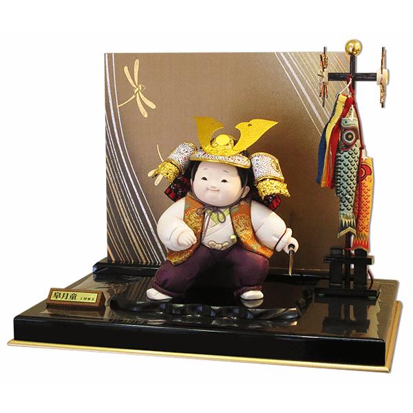 五月人形 皐月童 木目込み人形 工房東玉 航 コンパクト 可愛い 子供大将飾り Tou T969 人形の松川 通販 Yahoo ショッピング