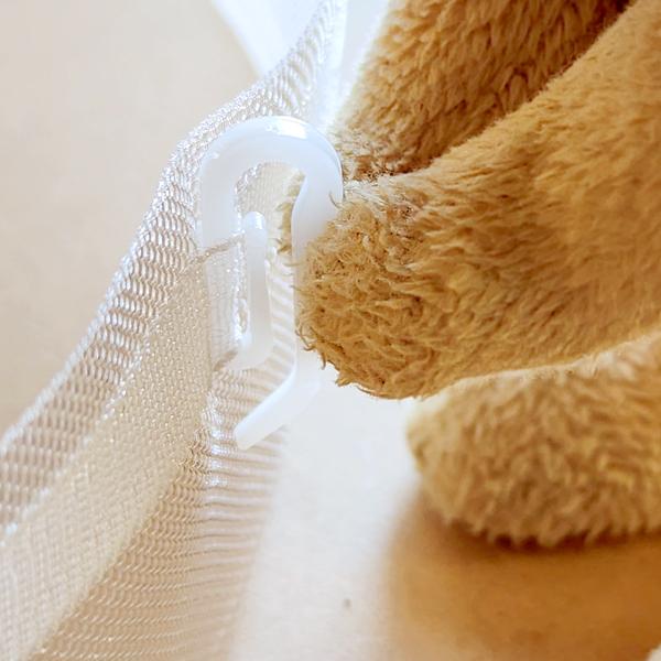 カフェカーテン【ピエール様　アーチレースカーテン　ギャザーフック】ハンドメイド カフェカーテン【ピエール様アーチレースカーテンギャザーフック