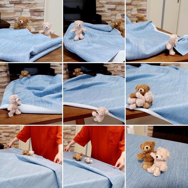 マルチクロス 水色 大判クロス カバー マルチカバー 大きい 生地 布