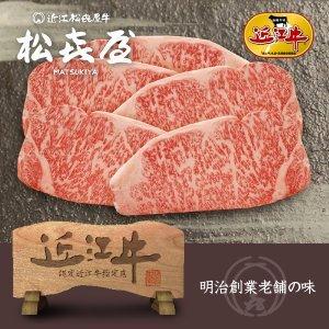 プレミアムギフト 近江牛肉 至極上サーロインステーキ(5枚入り)｜matsukiyaweb-shop