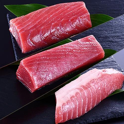 天然 本マグロ 大トロ 中トロ 赤身 三種盛り420g 冷凍 柵 刺身 北海道