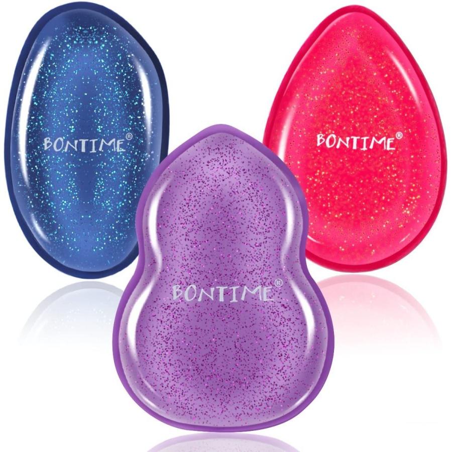 売り切れ必至 Bontime シリコンパフ シリコンスポンジ 化粧スポンジ付き 3点セット 個別包装 リーフ ティアドロップ ブレンディング ブルー レ メーカー包装済 Softservo Co Jp